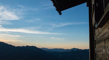 Riezler Alpe Sonnenuntergang