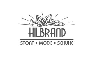 A logo with the name "HILBRAND". It includes the words "SPORT", "FASHION", and "SHOES" in a modern design. | © Sport Hilbrand OG Logo